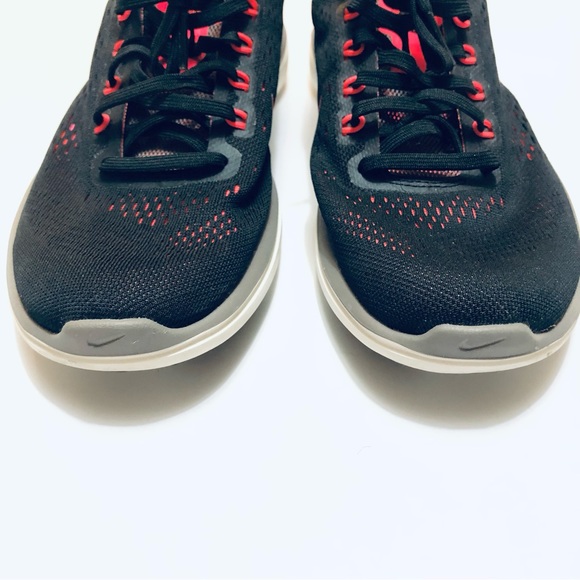 Nike Womens Flex 2016 RN 830751-012 Black Pink Running Shoes Lace Up Size 8.5 - Picture 5 of 6